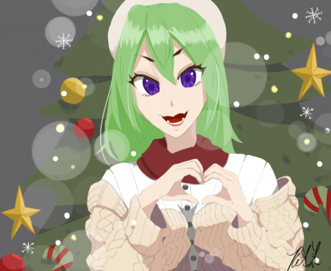 Ray - 半身+簡單背景