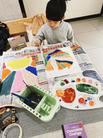 愛瑪老師 - 龜背芋的色彩