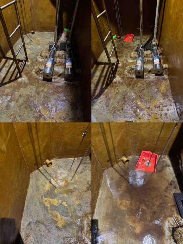 吳坤霖 - 水塔清洗前後