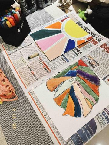 愛瑪老師 - 太陽與龜背芋