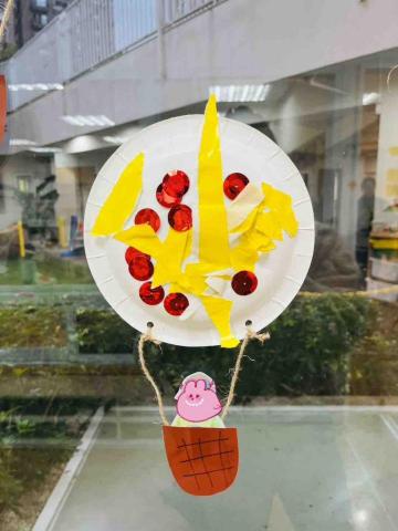 駱瑀彤 - 幼兒美術-熱氣球