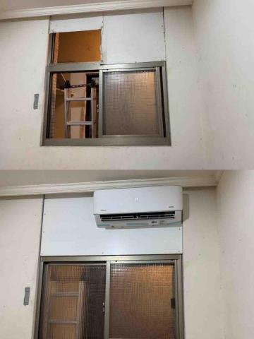 吳坤霖 - 禾聯冷暖氣2.8kw施工前後