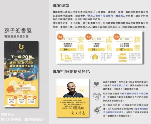 象限創意行銷工作室 - 孩子的書屋 集資計畫