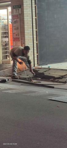 誠豐金屬工程行 - 汽車美容店施作入口斜坡