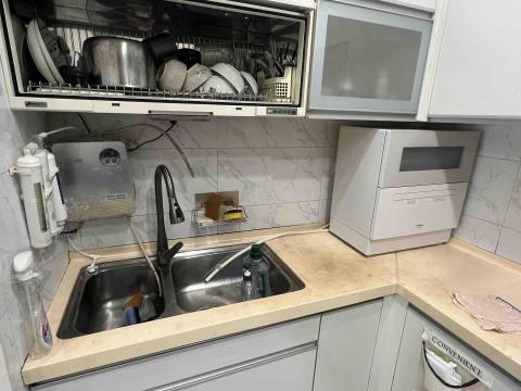 易樂企業社@uyL9696f - 換水龍頭 裝洗碗機 連同淨水器軟管一起變美觀