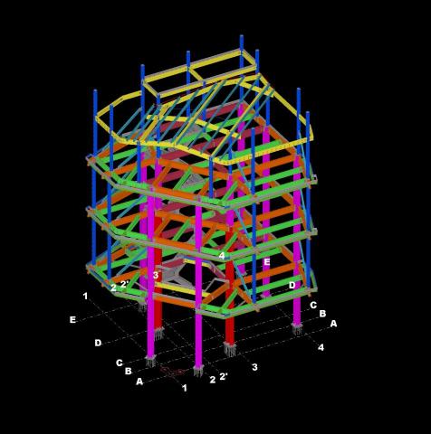 京嵂鋼構拆圖 - 造型店鋪