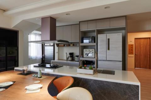 銘墅空間設計 - 開放廚房設計