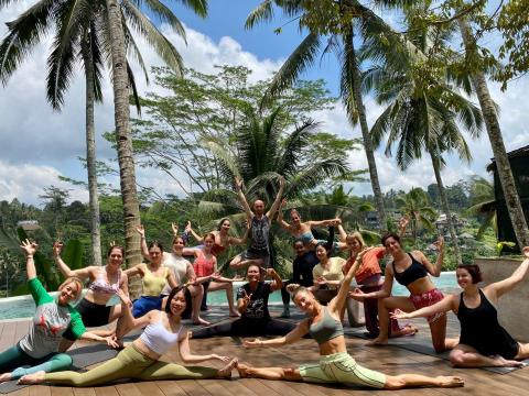 Renee  - A month in Bali learning yoga was a profound journey, deeply enriching my physical and spiritual well-being.