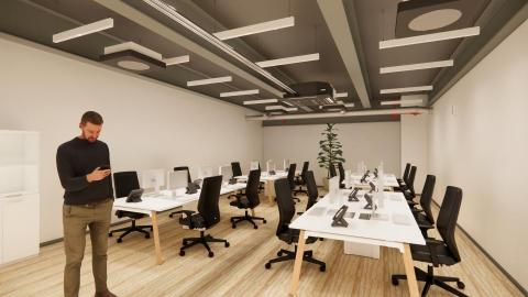 Eternal Studio 永恆科技 - 台電雲端中心_1FL透視圖