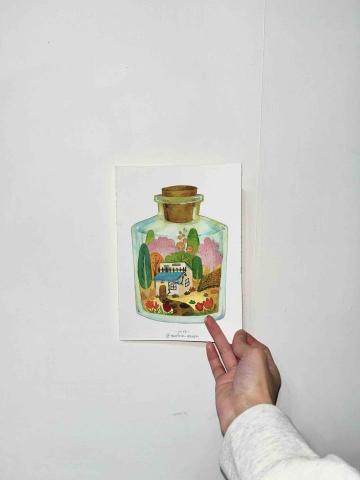 邱子晏 - 水彩色鉛筆