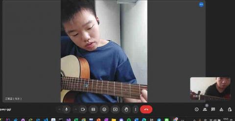 陳一華（吉他教學） - 教學中的狀況