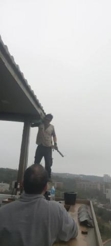 誠豐金屬工程行 - 更換C型鋼並且做防鏽