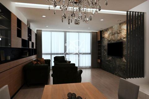 天雨室內設計 - 本案為3D渲染，屋主自行發包系統櫃公司，但對於圖面沒有概念，因此委託本公司依圖說繪製