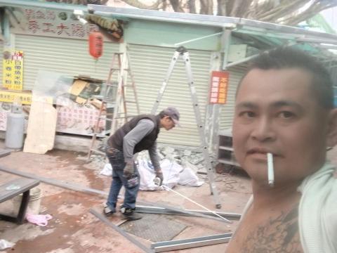 林雲企業社 - 八里區美食街施工