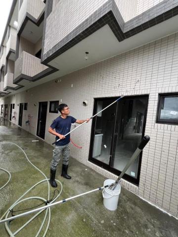 錩育有限公司 - 宜蘭縣冬山鄉-外牆清潔 (新建案) 錩育有限公司 - 宜蘭縣冬山鄉-外牆清潔 (新建案)