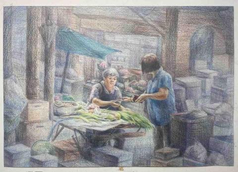 黃元慶 - 色鉛筆