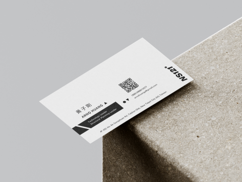 賴昱伶 - 名片設計_NS121 STUDIO°_工作室名片設計
