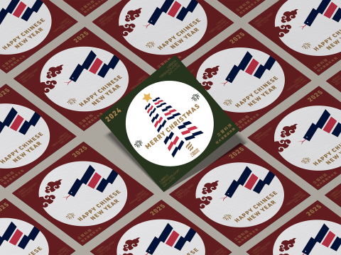 賴昱伶 - 社群貼文＆賀卡設計_立督科技_2025 聖誕節＆蛇年賀卡