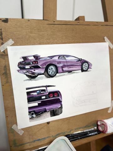 Yujou - 汽車繪畫