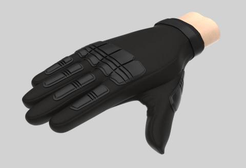 蔡孟軒 - 軍用手套設計（關節保護設計）