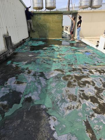 邑光防水隔熱工程 - 高雄梓官區民宅施工案例（施工前地面狀況）