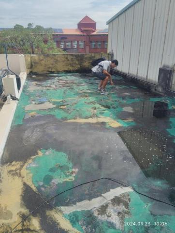 邑光防水隔熱工程 - 高雄梓官民宅施工案例（施作前地面狀況）