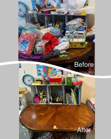 紅豆整理 - 整理後一家人終於可以一起吃飯