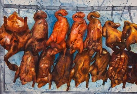 依柔 - 水彩作品