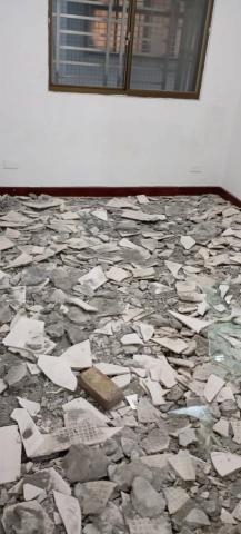 蕭小姐 - 拆除地磚