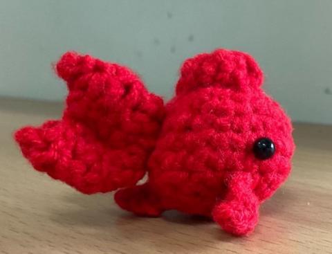 🍀晴妍手作 工作室🍀 - 毛線編織掛件 金魚