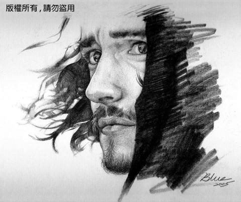 lan - 頭像手繪素描