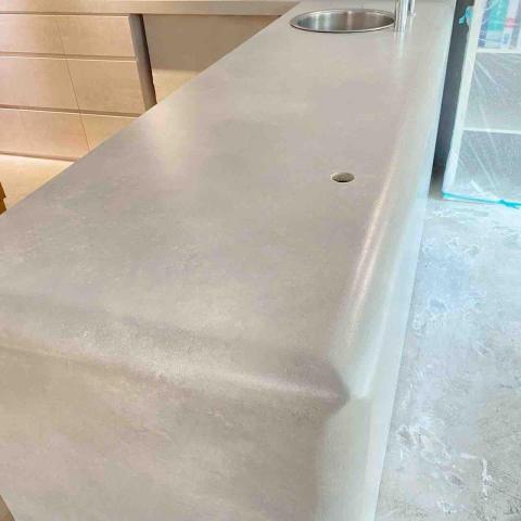 艾漆油漆工程行 - 洗手台櫃子-海綿拍壓
仿清水模