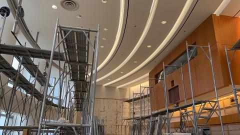 林蓁蕙 - 演講廳施工