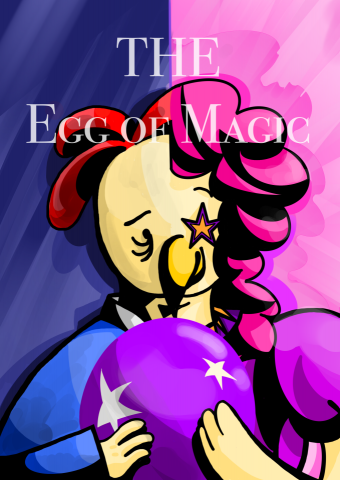 杜芮羽 - 個人動畫《Egg of Magic 》宣傳封面，電腦繪圖