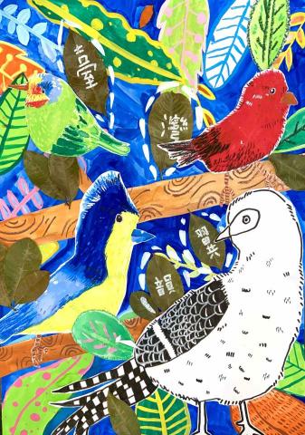 羅琪淇-兒童美術教學 - 海報設計-國小四年級作品