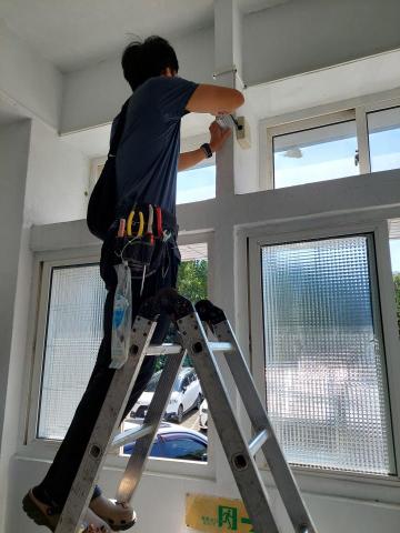 遠煜科技有限公司 - 三峽保一總隊 一樓攝影機更換工程