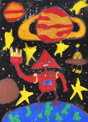 羅琪淇-兒童美術教學 - 兒童創作-國小一年級作品