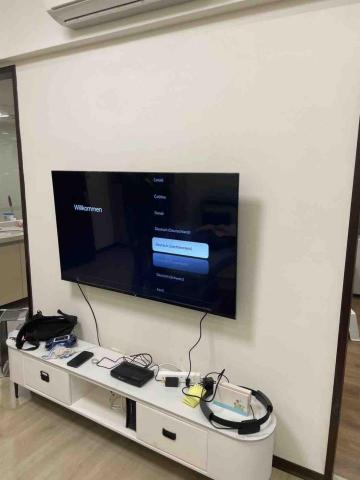 羽翼壁掛 - 客人家安裝施工照片