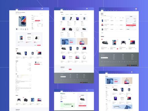Daniel Kai - 設計專案為現代商務風格的 3C 購物網站，以專業感、科技感提供流暢的購物體驗，提升品牌形象與用戶信賴感。