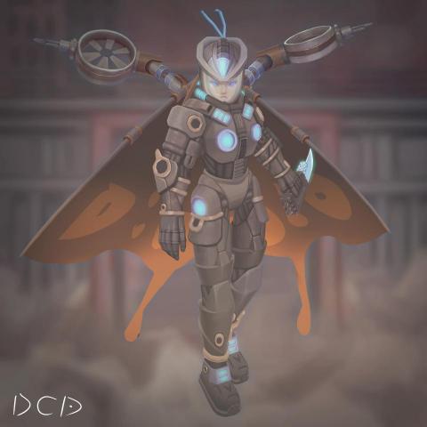 DCD視覺設計 - 暗殺者天蛾人 DCD視覺設計 - 暗殺者天蛾人