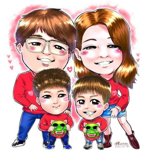 Nico - 客製精緻似顏繪