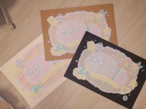 姚采伶 - 版畫-絹印創作