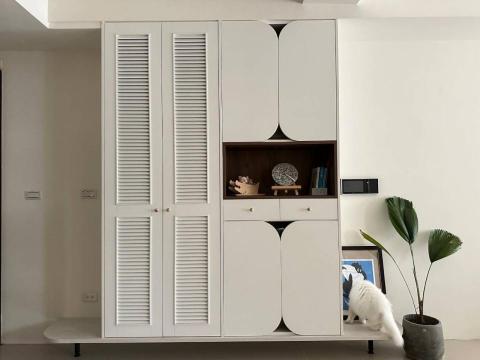 禾漾設計/TWALL   空間改造 - 玄關儲藏壁櫃設計-讓空間中成為一個亮點