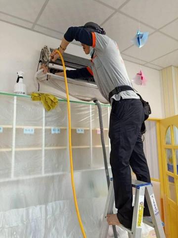 益星科技冷氣 - 托嬰中心冷氣清洗保養