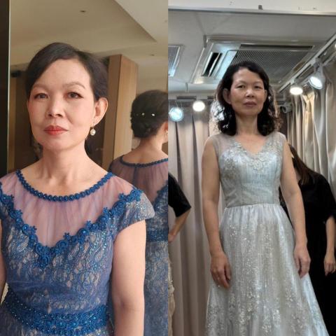 via makeup stylist - 媽媽婚宴妝髮