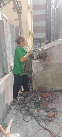 綋聖 - 教堂樓上打石樓梯