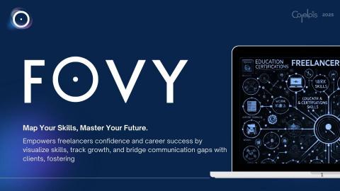 林沐恩 - 擔任Product Designer的角色，帶領整個團隊進行Design Thinking (Sprint)，快速從訪談資料分析、競品分析、解方發想，並前往「好想工作室 - 自由工作者共享空間」與其CEO以及在場的自由工作者訪談確認對產品構想的想法。
網站介紹：
https://fovy-map-your-freelance.lovable.app/