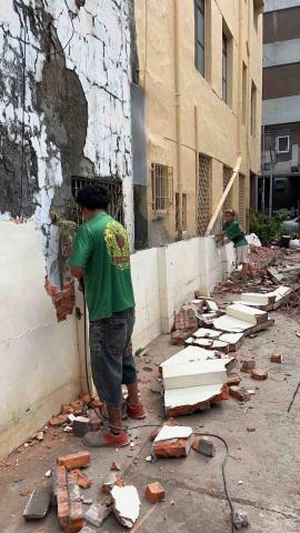 綋聖 - 教堂外 圍牆打除