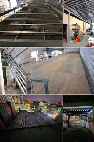 尚祐工程行(金屬) - H型鋼夾層 結構木夾板 灌漿夾層