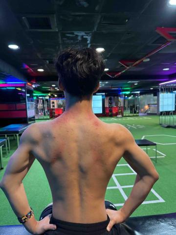 鄭旻鍾 - 按摩後